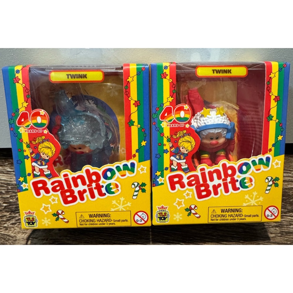 Rainbow Brite Twink Holiday Figure Set🎄